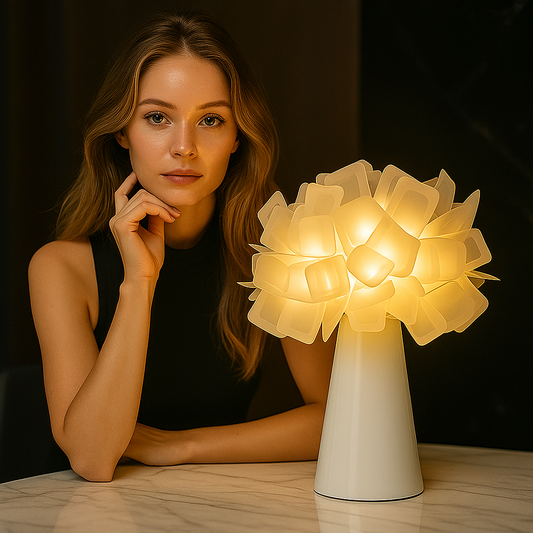 Seraph Bloom Table Lamp: Blooming Inspiration from Nature's Petals – A Liam Brooks Masterpiece