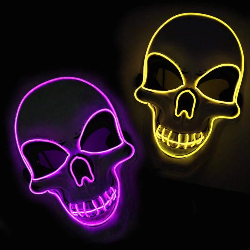 Horror LED Illuminated Skull Mask - RedwoodAlliance