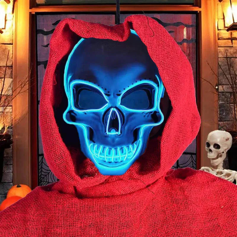 Horror LED Illuminated Skull Mask