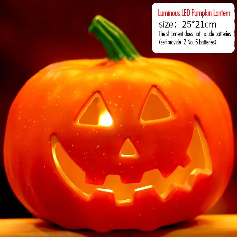 Halloween Glowing Pumpkin Lantern Set LED - RedwoodAlliance