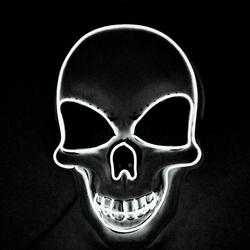 Horror LED Illuminated Skull Mask