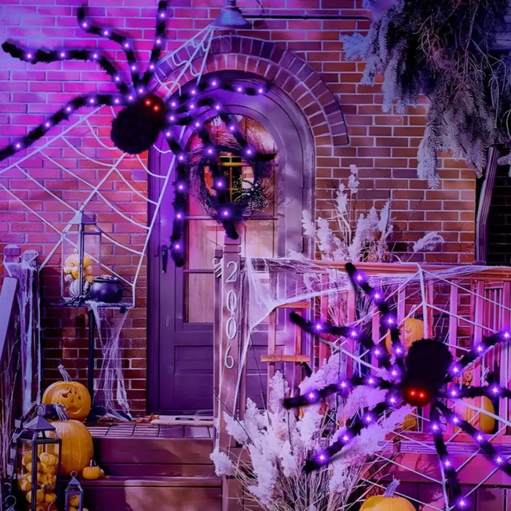 8 mode waterproof Halloween spider web light - RedwoodAlliance