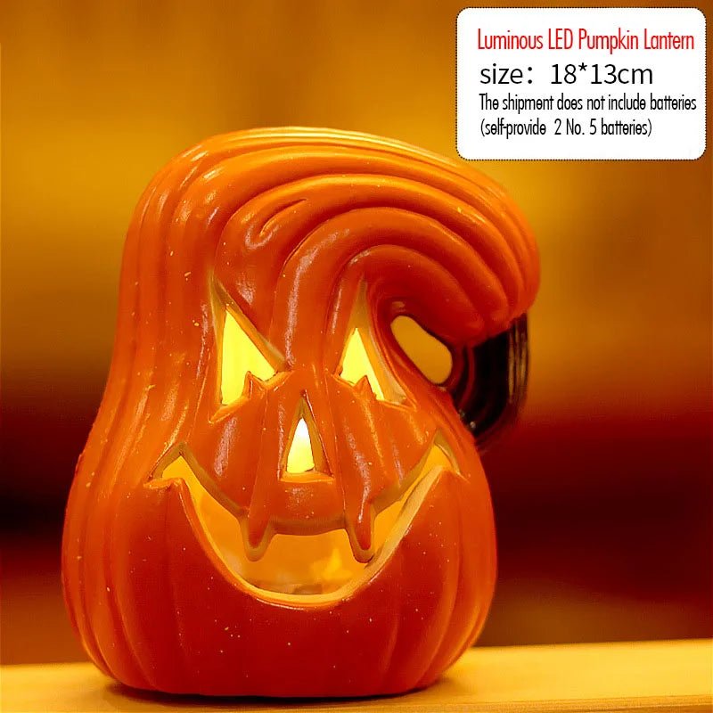 Halloween Glowing Pumpkin Lantern Set LED - RedwoodAlliance
