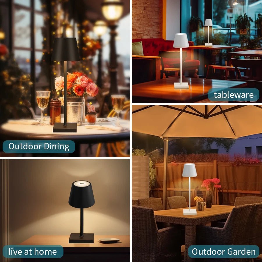 Rechargeable LED Desk Lamp Touch Switch - RedwoodAlliance