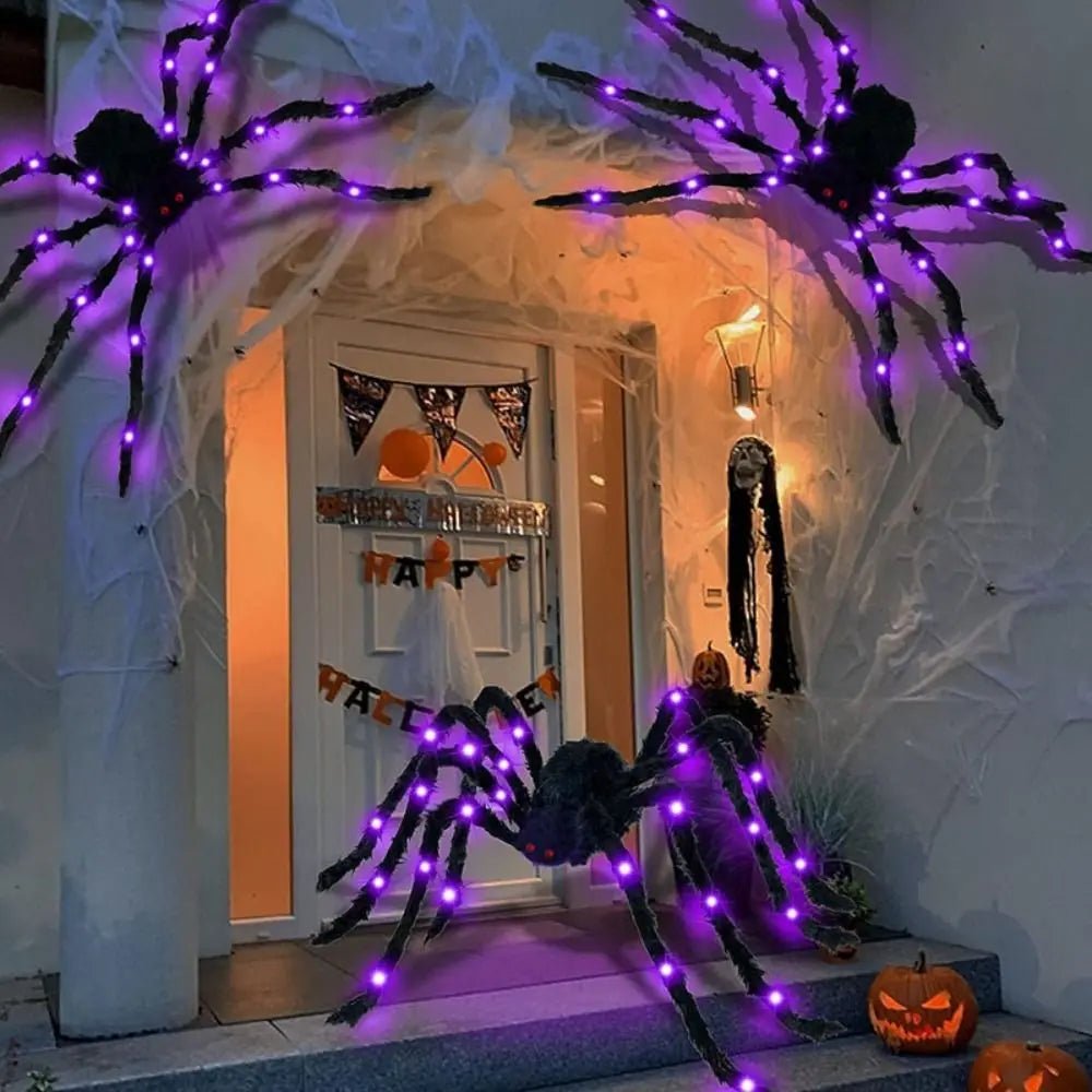 8 mode waterproof Halloween spider web light - RedwoodAlliance