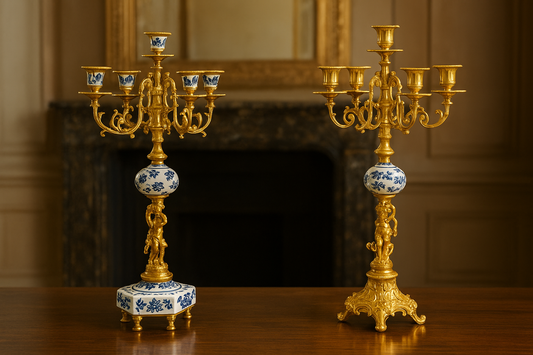 The Artistry of the Ceramic Brass Candle Holder: A Sculptural Fusion of Form, Light, and Material