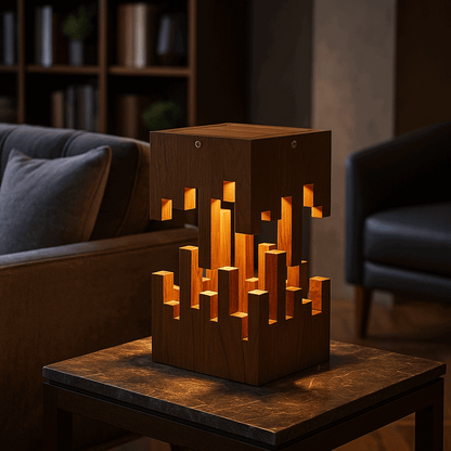 Japanese Walnut Color Lamp - RedwoodAlliance