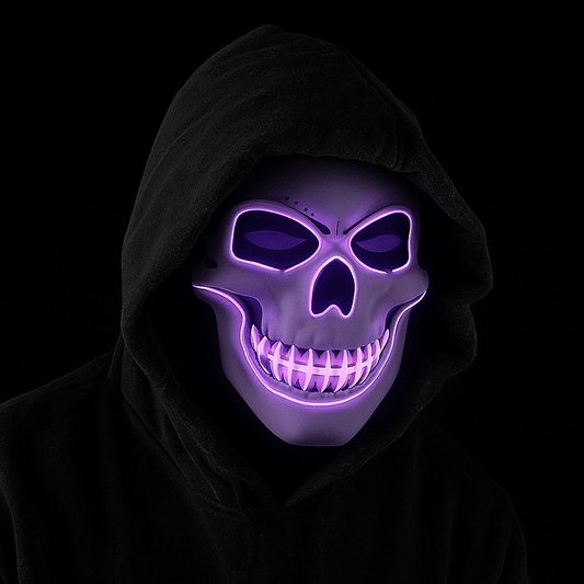Horror LED Illuminated Skull Mask - RedwoodAlliance