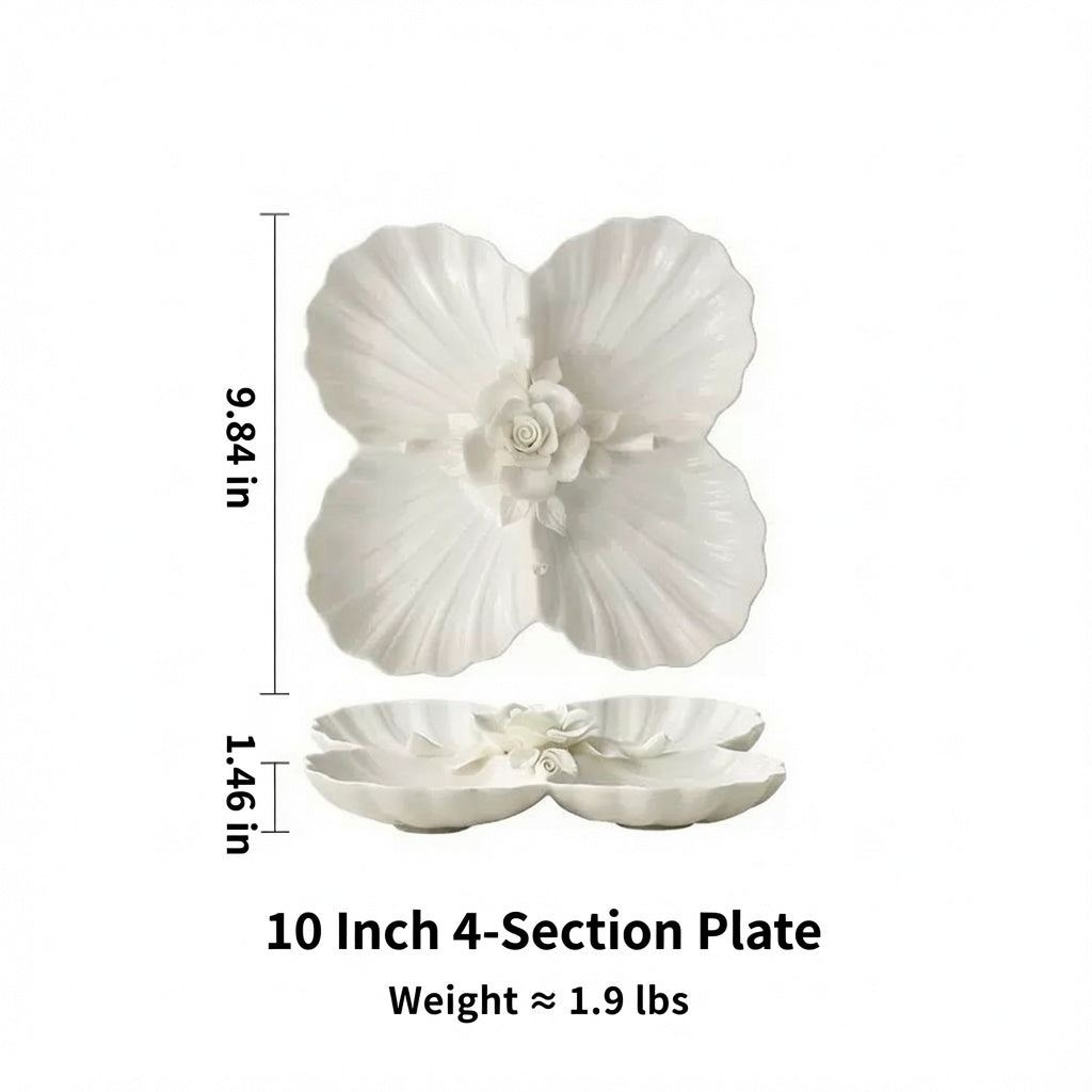 Handcrafted Floral Ceramic