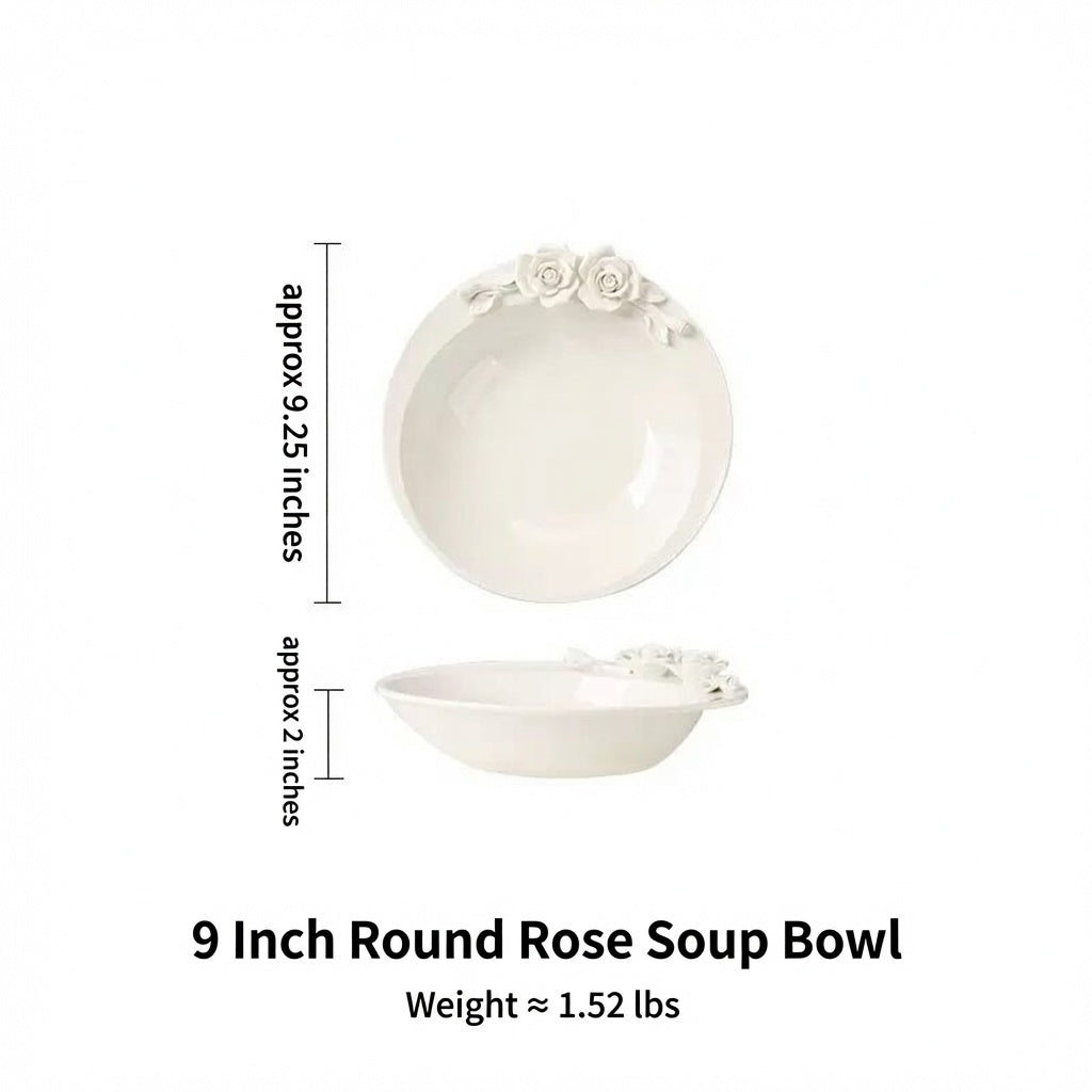 Handcrafted Floral Ceramic