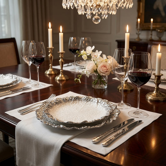 Nature's Poetry Leaf Dinner Plate