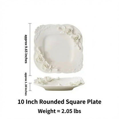 Handcrafted Floral Ceramic