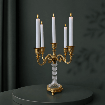 Eternal Glow Crystal Candelabra