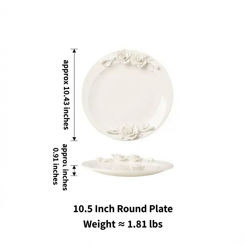 Handcrafted Floral Ceramic