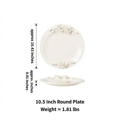 Handcrafted Floral Ceramic