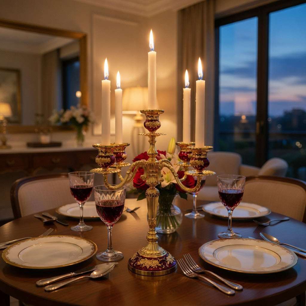 Heritage Glow Candlestick（5-arms）