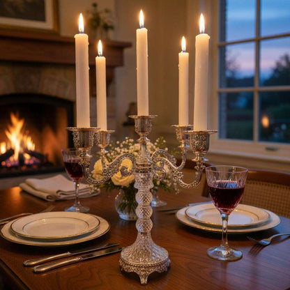 Eternal Glow Crystal Candelabra