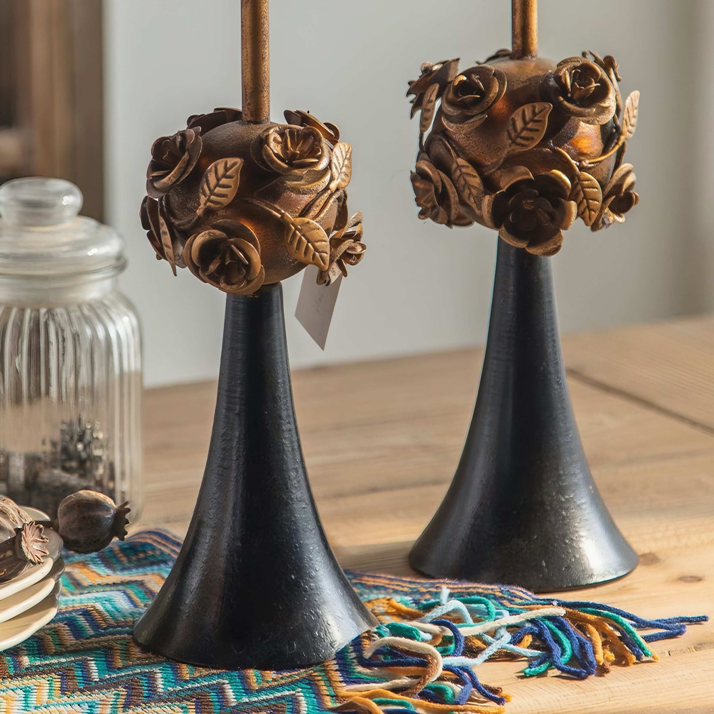 Metal Taper Candle Holders