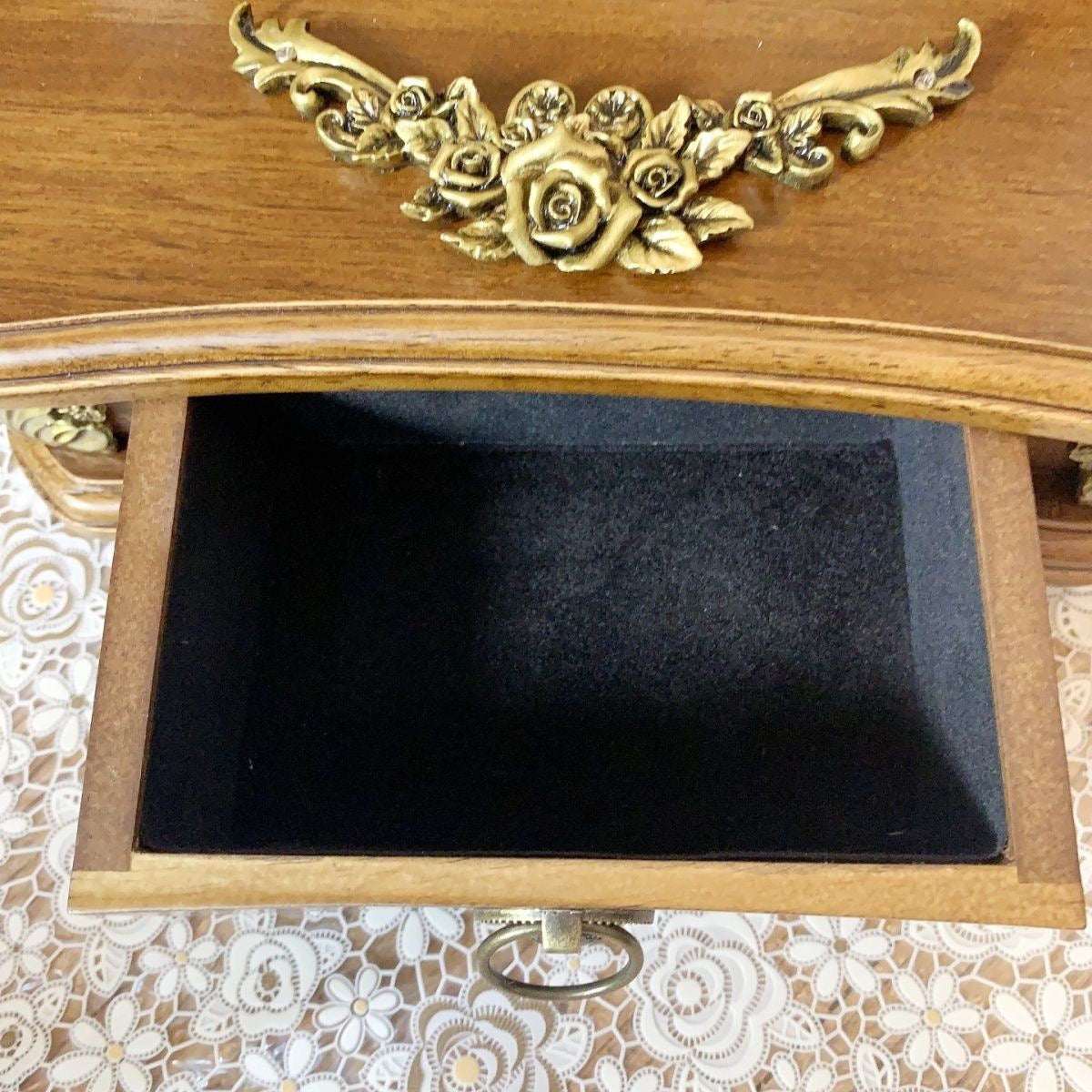 Antique Wooden Silent Desk Clock