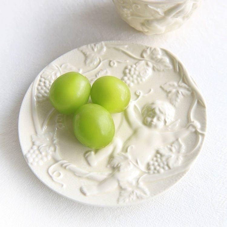 Vintage Angel Relief Tea & Coffee Serving Set