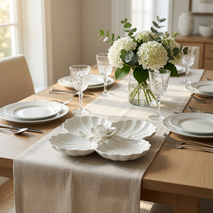 Handcrafted Floral Ceramic