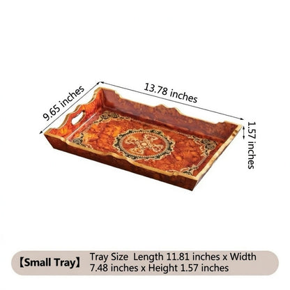 Vintage Inspired Wooden Serving Tray