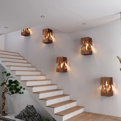 Japanese Walnut Color Lamp - RedwoodAlliance