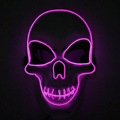 Horror LED Illuminated Skull Mask - RedwoodAlliance
