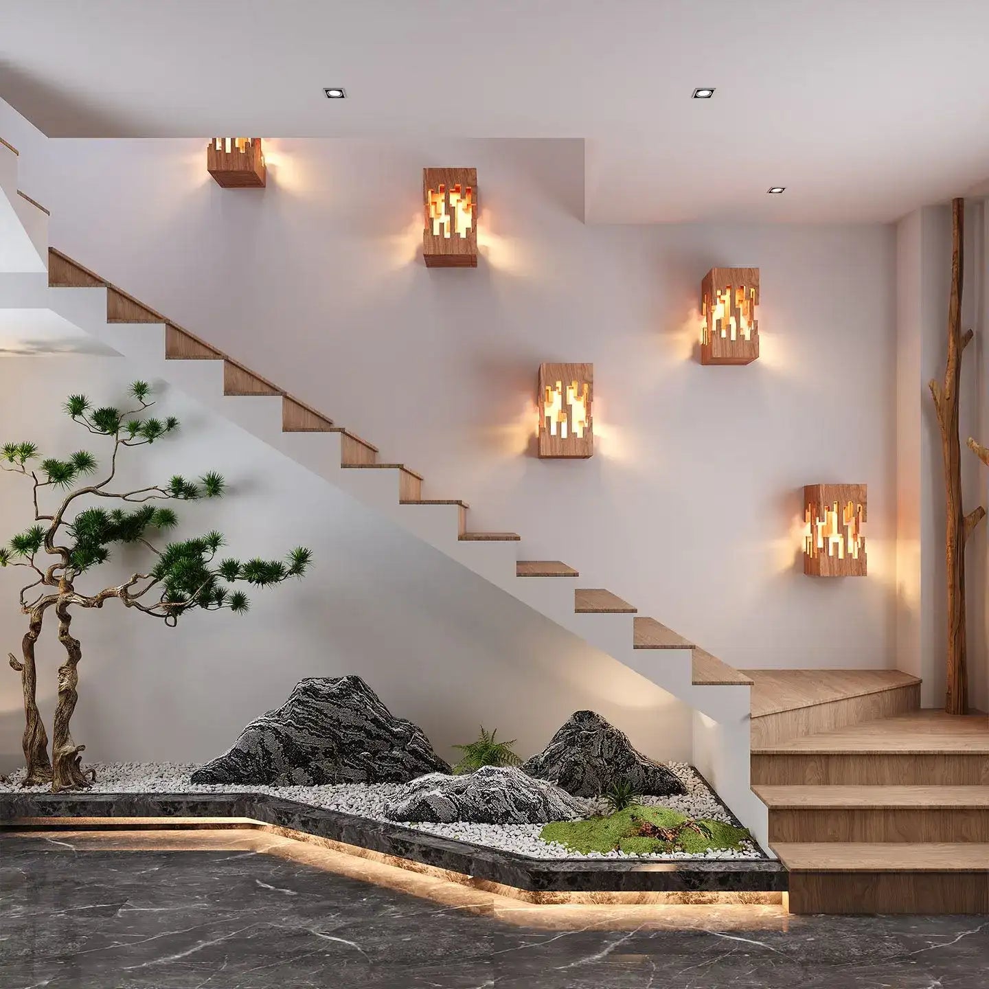 Japanese Walnut Color Lamp - RedwoodAlliance