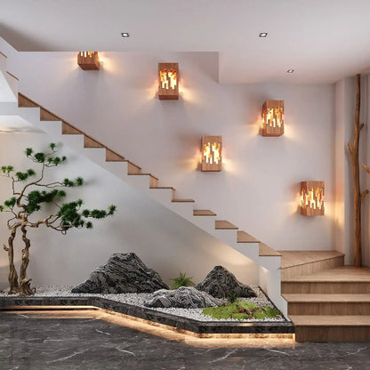 Japanese Walnut Color Lamp - RedwoodAlliance