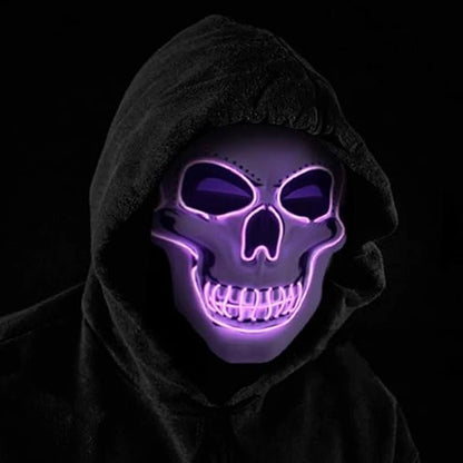Horror LED Illuminated Skull Mask - RedwoodAlliance