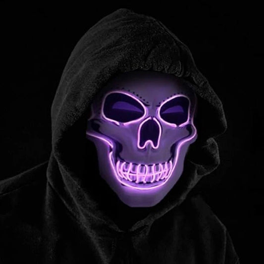 Horror LED Illuminated Skull Mask - RedwoodAlliance