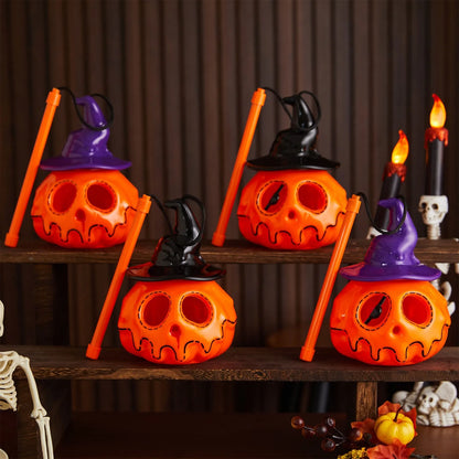 Pumpkin LED String Lights Halloween Window Decorations - RedwoodAlliance