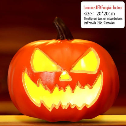 Halloween Glowing Pumpkin Lantern Set LED - RedwoodAlliance