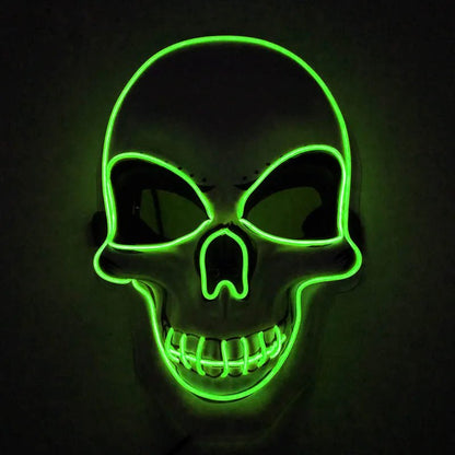Horror LED Illuminated Skull Mask - RedwoodAlliance