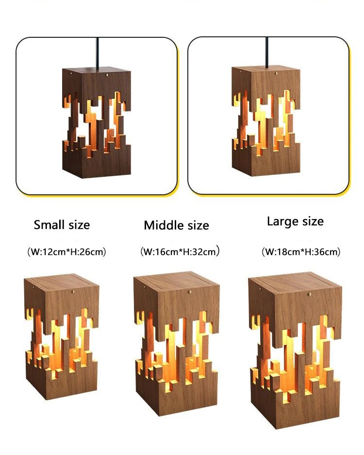 Japanese Walnut Color Lamp - RedwoodAlliance