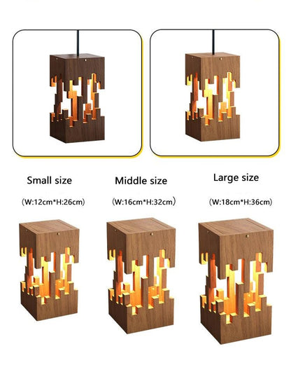 Japanese Walnut Color Lamp - RedwoodAlliance