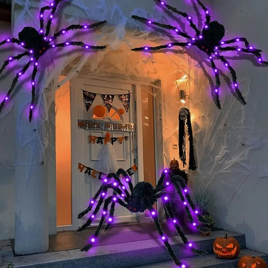 8 mode waterproof Halloween spider web light - RedwoodAlliance